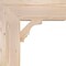 Ekena Millwork Balboa Block Smooth Bracket, Douglas Fir, 5 1/2"W x 18"D x 18"H BKT06X18X18BOA05SDF - alternate 3